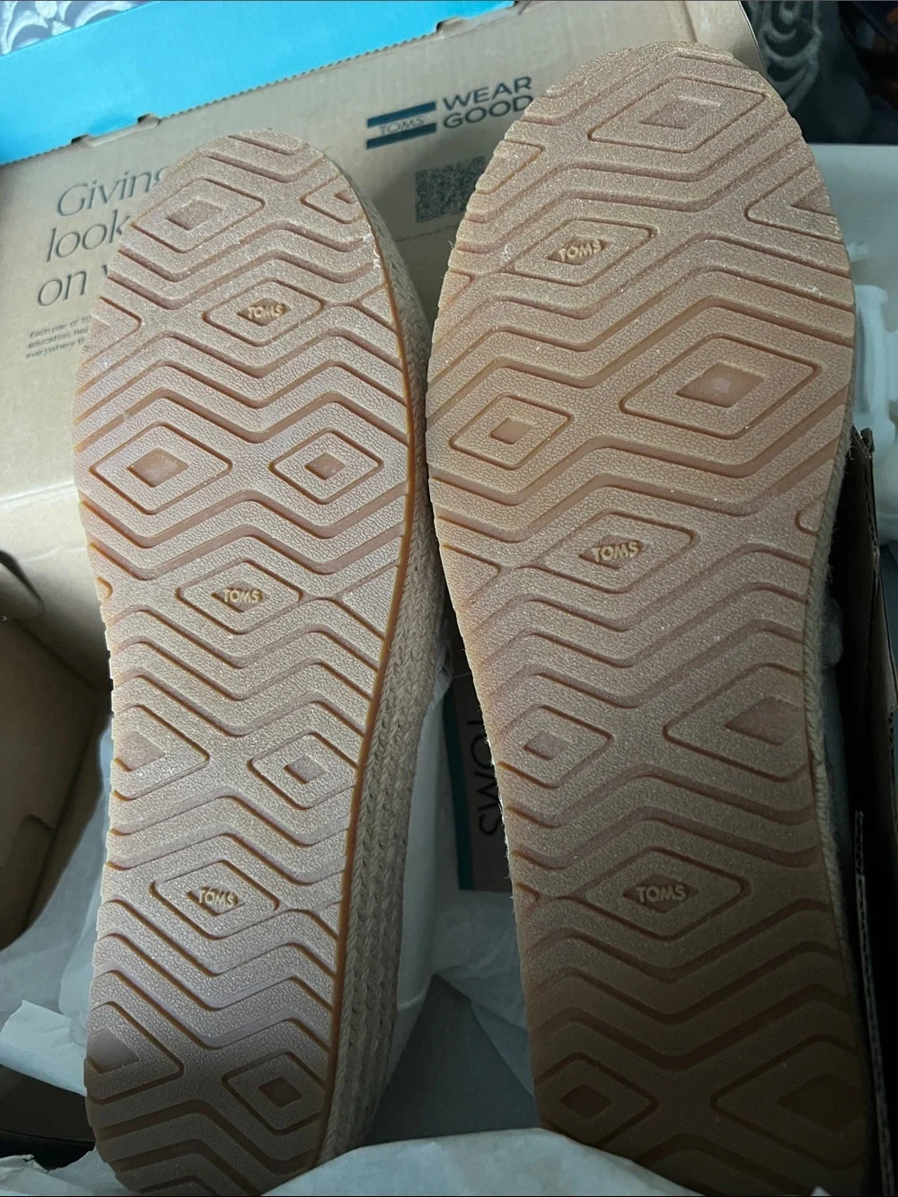 TOMS Women's Valencia Platform Espadrille, Textile Upper, OrthoLite Insole